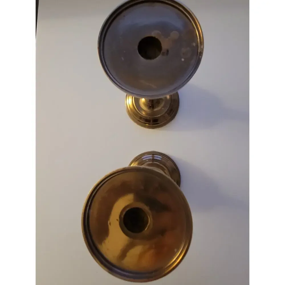 Target brass candle